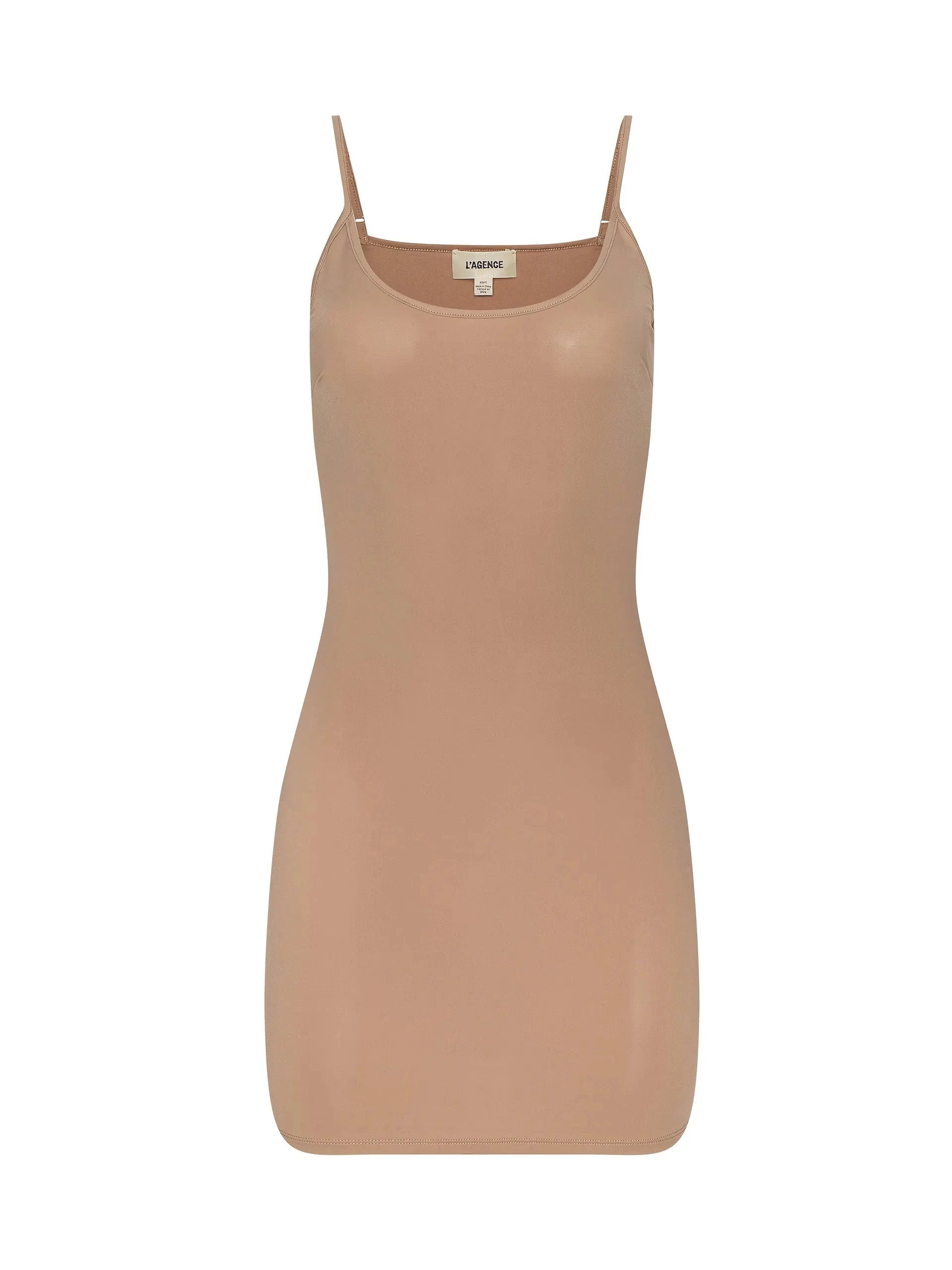 Raye Slip Lining Dress Dark Cappuccino Dresses - Short L'Agence 