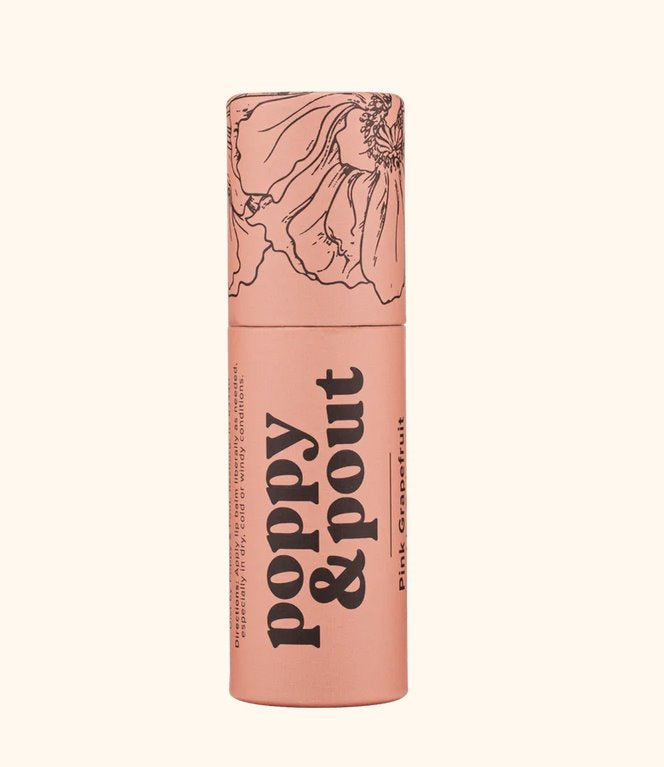 Lip Balm Pink Grapefruit Accessories - Beauty & Hair Poppy & Pout 