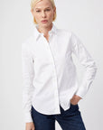 The Essentials Shirt White Top - Button Down Theshirt 