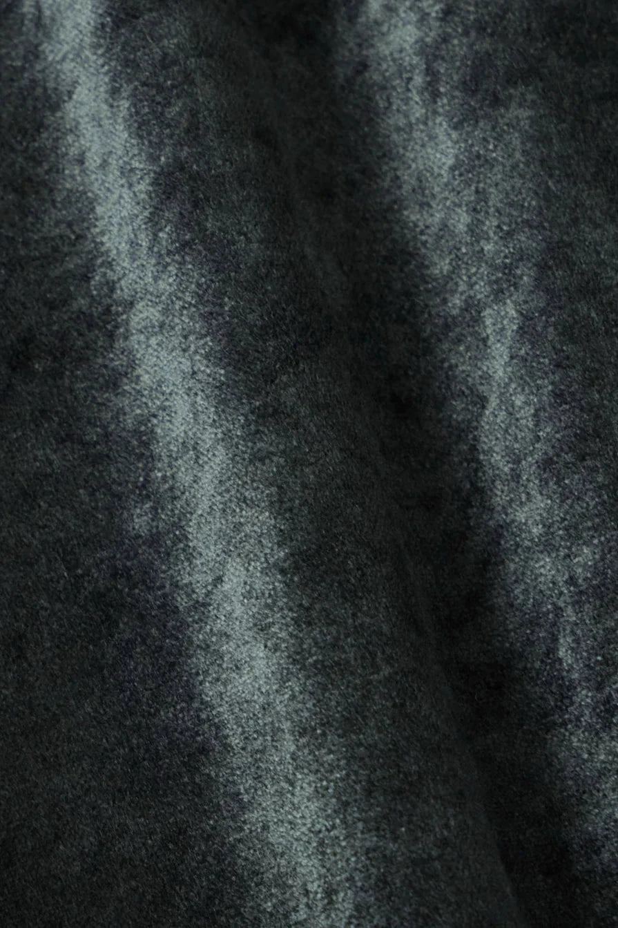 Le Sleek Straight Green Smoke Velvet Denim - Straight Frame 