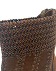 Washer Chocolate Stretch Suede Boots - Booties Silent D 