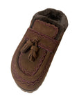 Mule Tassel Slippers Brown Flats - Mule Bibi Lou 
