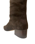 Kaias Boot Chocolate Suede Knee High Boots Silent D 