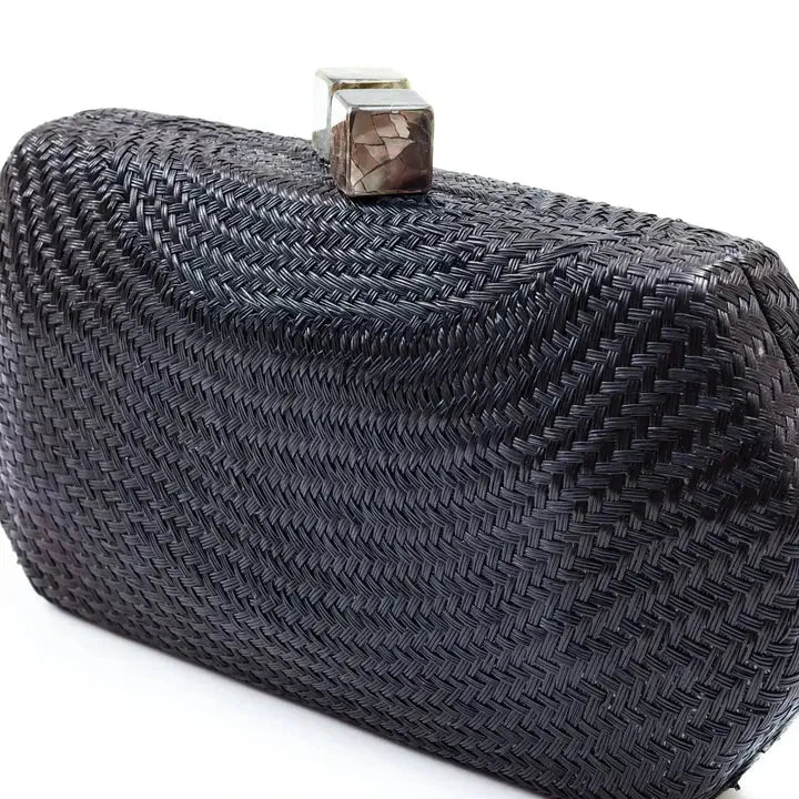 Woven Clutch Black