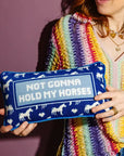 Hold My Horses Needlepoint Pillow Home Decor - Pillows Furbish 