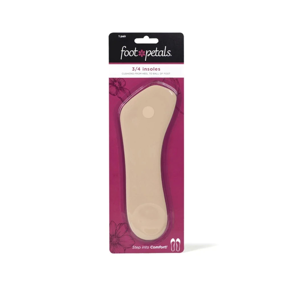 3/4 Insert Cushions Khaki Socks Foot Petals 