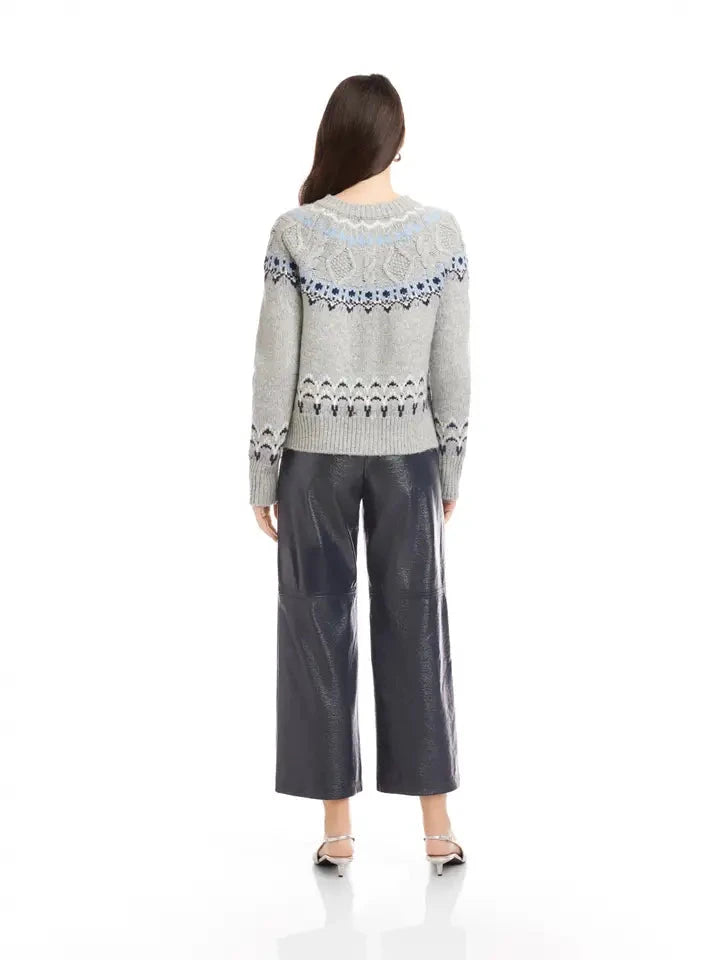 Astrid Cardigan Sweater Multi Blue Grey Sweater - Cardigans Fifteen Twenty 
