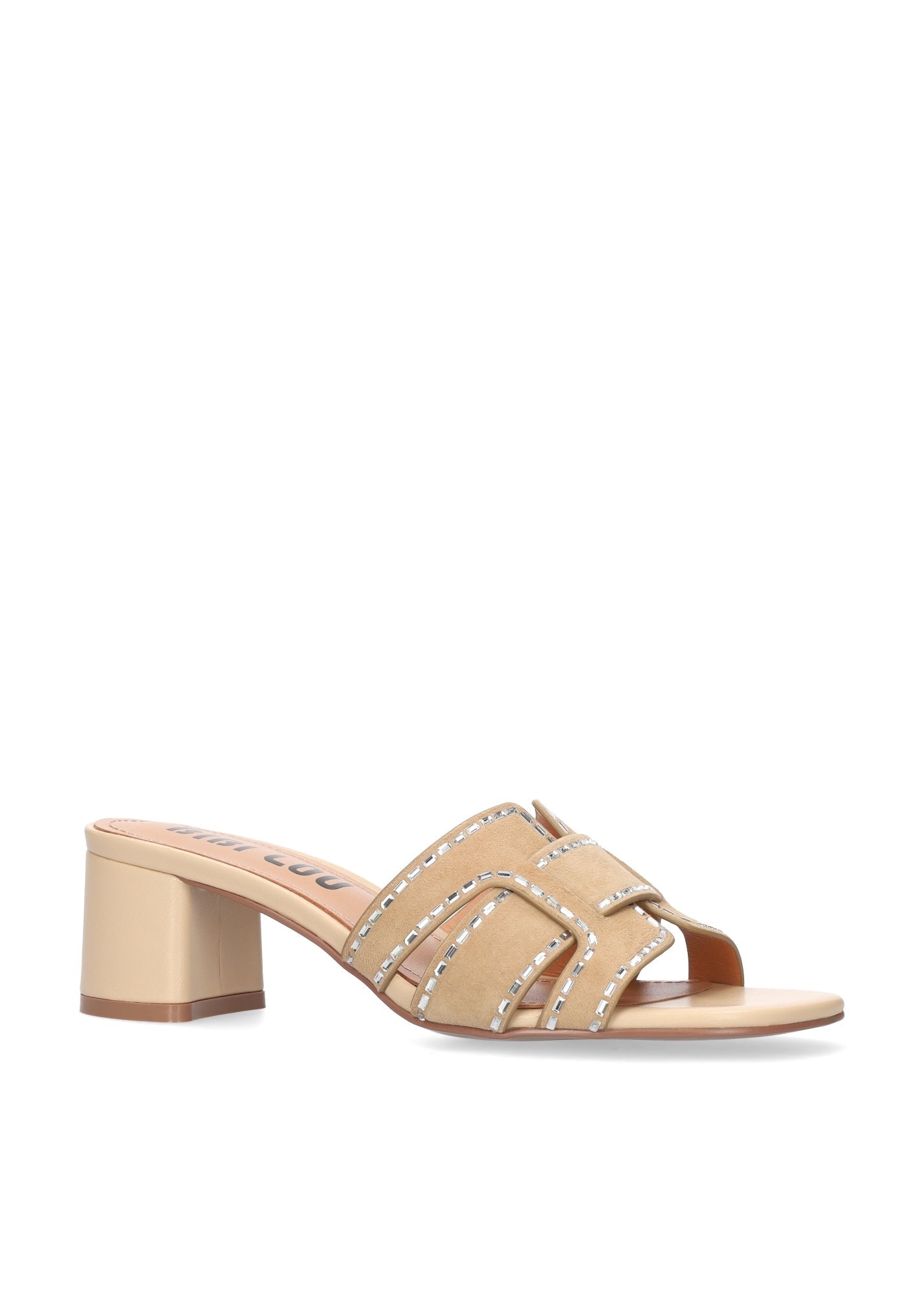 Holly Heeled Sandal Beige Sandals - Heeled Sandals Bibi Lou 