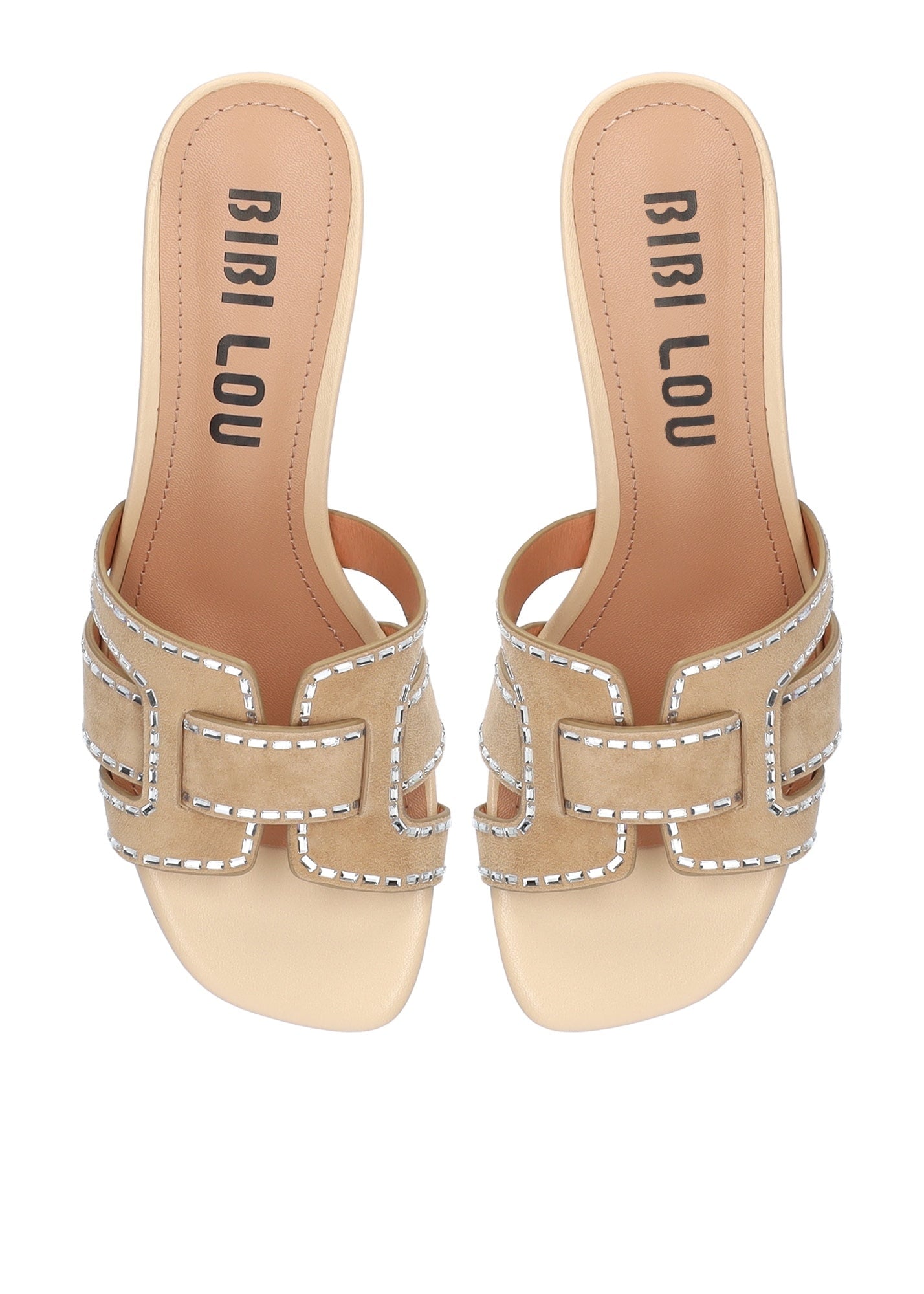 Holly Heeled Sandal Beige Sandals - Heeled Sandals Bibi Lou 
