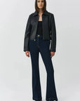 Freeman Leather Jacket Black Jackets - Blazers Simkhai 