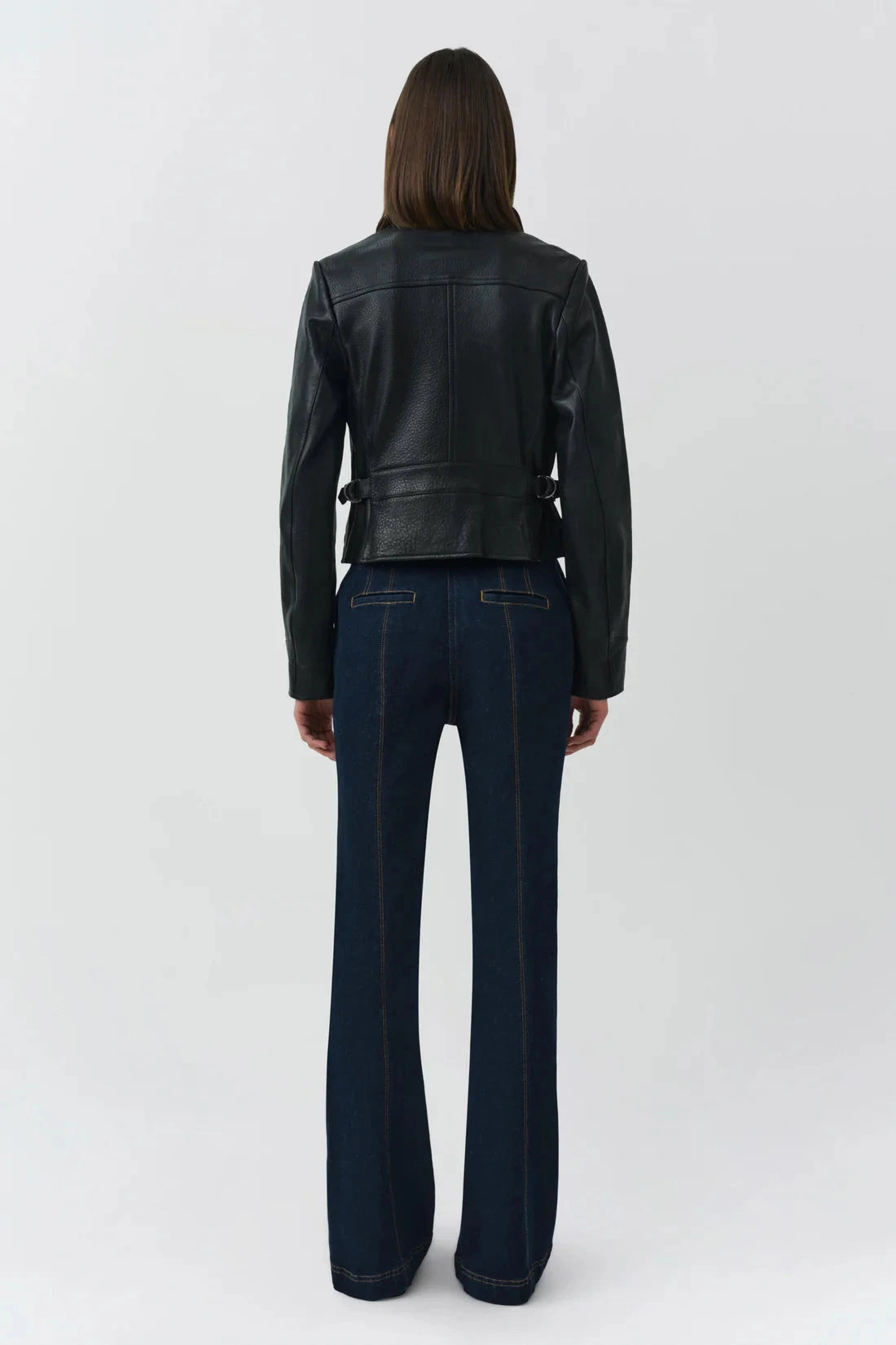 Freeman Leather Jacket Black Jackets - Blazers Simkhai 