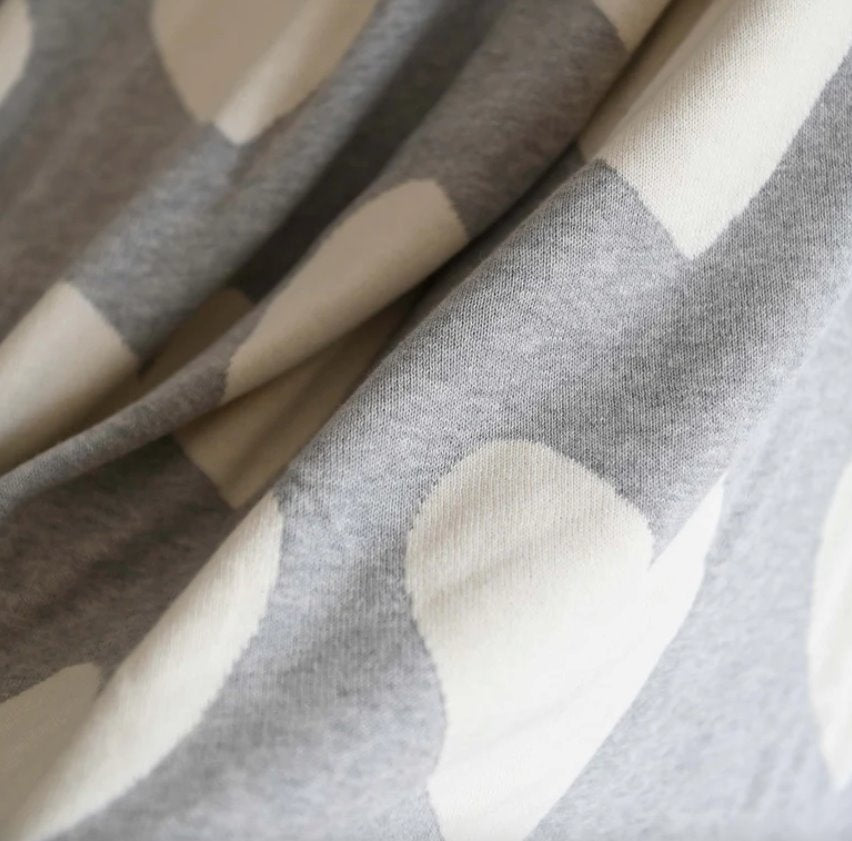 The Blanket Imperfect Heart Heather Grey Accessories - Home Decor - Towels & Blankets Kerri Rosenthal 