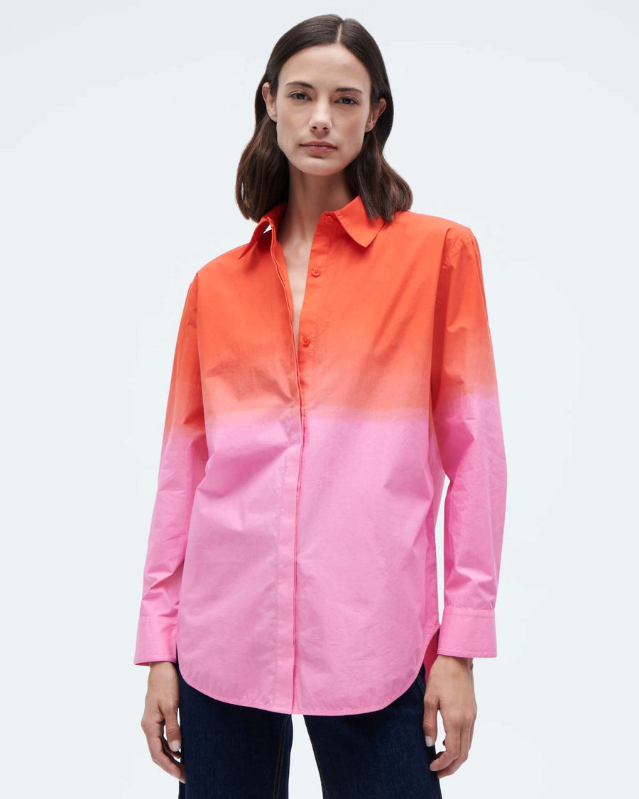 Tai Tai Top Sunset Ombre Top - Button Down Figue 