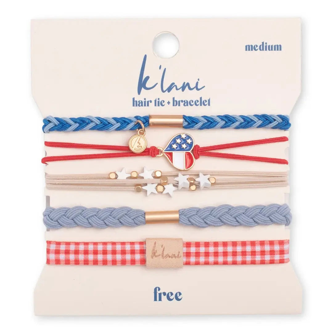 Free Hair Tie &amp; Bracelet Set