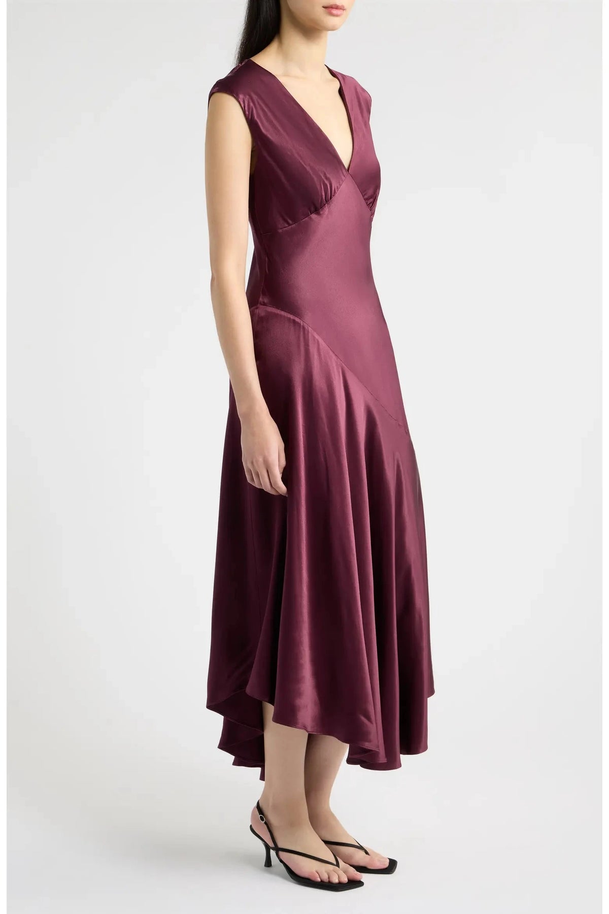 Eleni Wine Dresses - Maxi Rails 