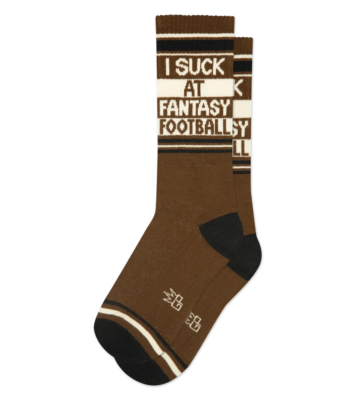 Gym Crew Socks I Suck At Fantasy Football Socks Gumball Poodle 