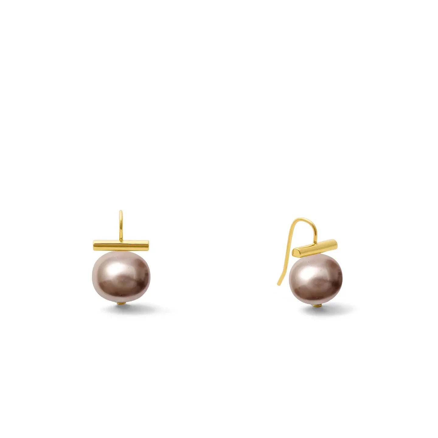 Baby Petite + Sweet Pebble Pearl Earrings Pearlessen Earrings Catherine Canino 
