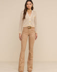 Blanca Sequin Cardigan Natural Multi/ Gold