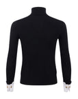 Flora Poplin Cuff Sweater Black/White