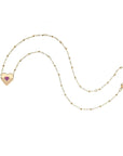 Love Happy Heart 16-18" Satellite Chain