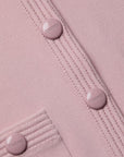 Patsy Cropped Cardigan Misty Rose Sweater - Cardigans L'Agence 