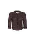 Thistle Sequined Cardigan Black/Java/Sequins Jackets - Blazers L'Agence 
