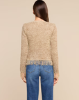 Mireille Fringe Cardigan Natural