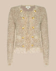 Mireille Fringe Cardigan Natural Jackets - Blazers L'Agence 