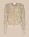 Mireille Fringe Cardigan Natural
