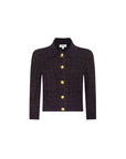 Morrigan Cardigan Dark Java/Black/Burgundy Jackets - Blazers L'Agence 