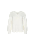 Paxton Oversized V-Neck Sweater Ivory Sweater - V-Neck L'Agence 