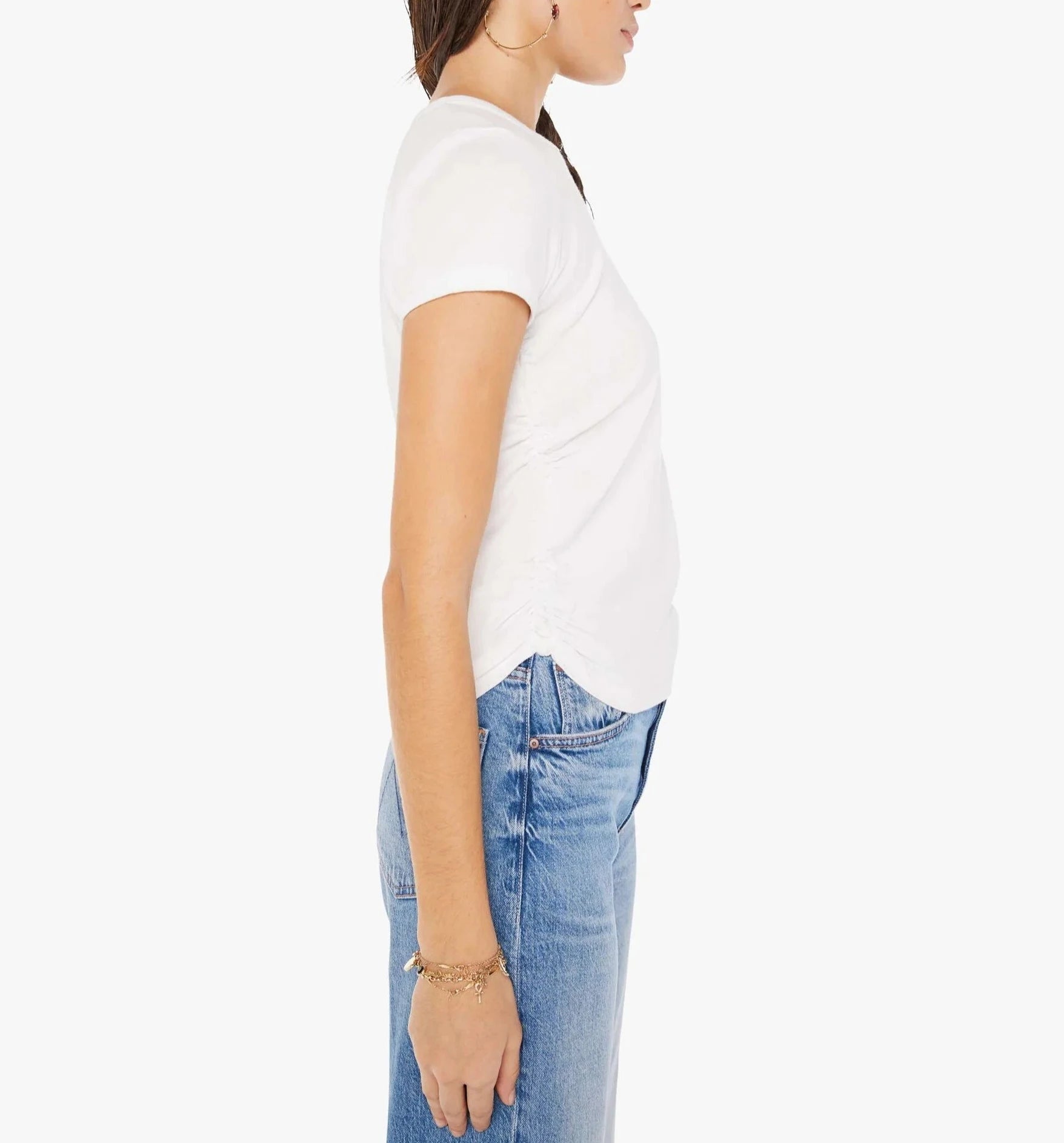 The Its A Cinch Bright White Top - Tees Mother 