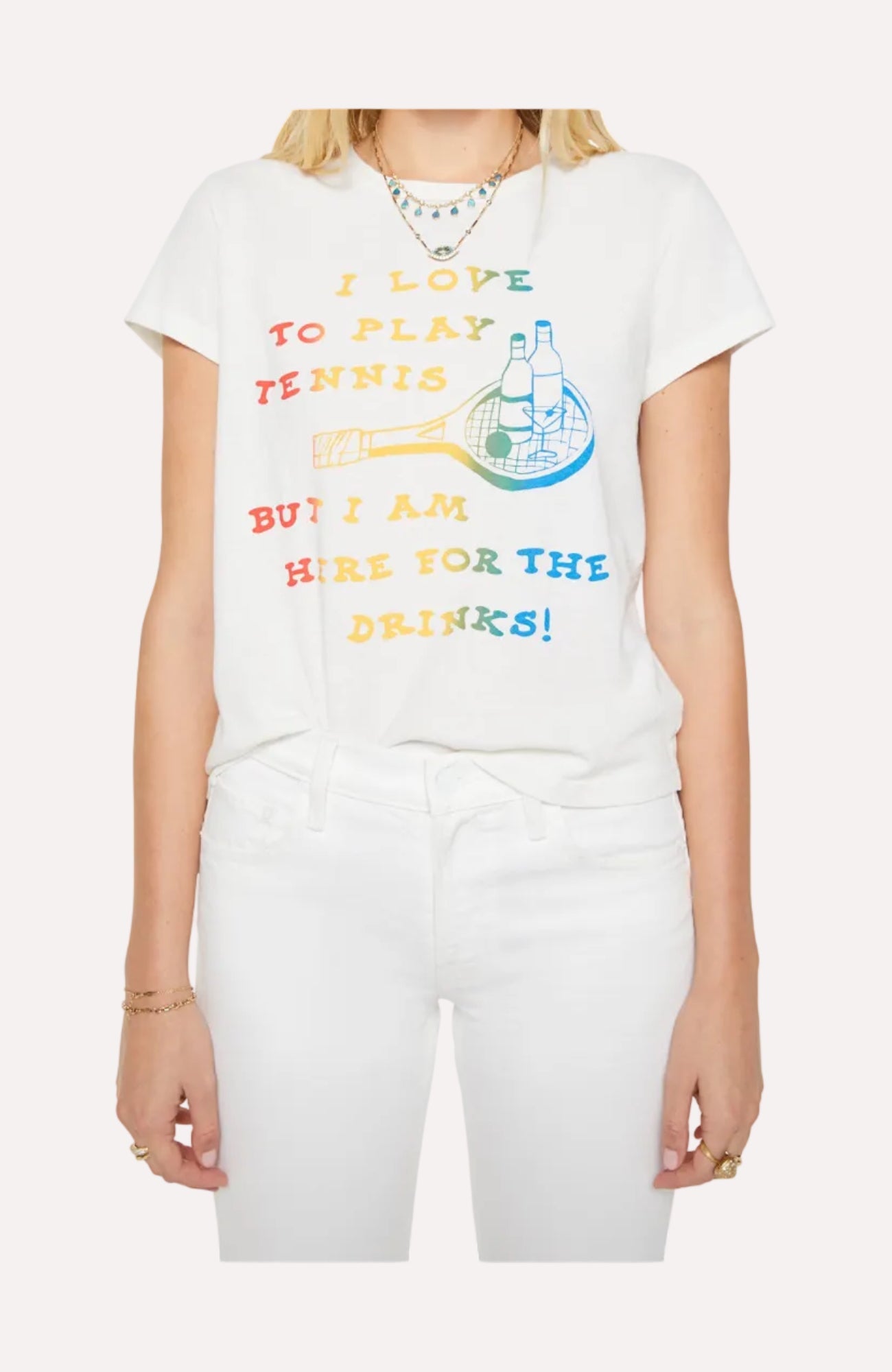 The Boxy Goodie Goodie Tee I Love To Play Tennis Tops - Tees Mother 