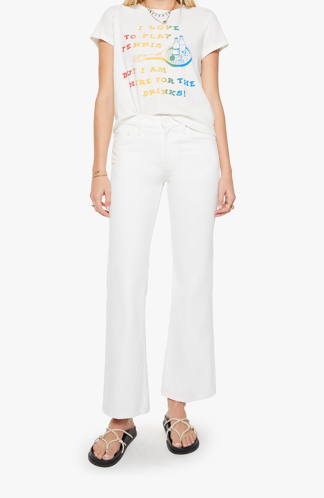 The Boxy Goodie Goodie Tee I Love To Play Tennis Tops - Tees Mother 
