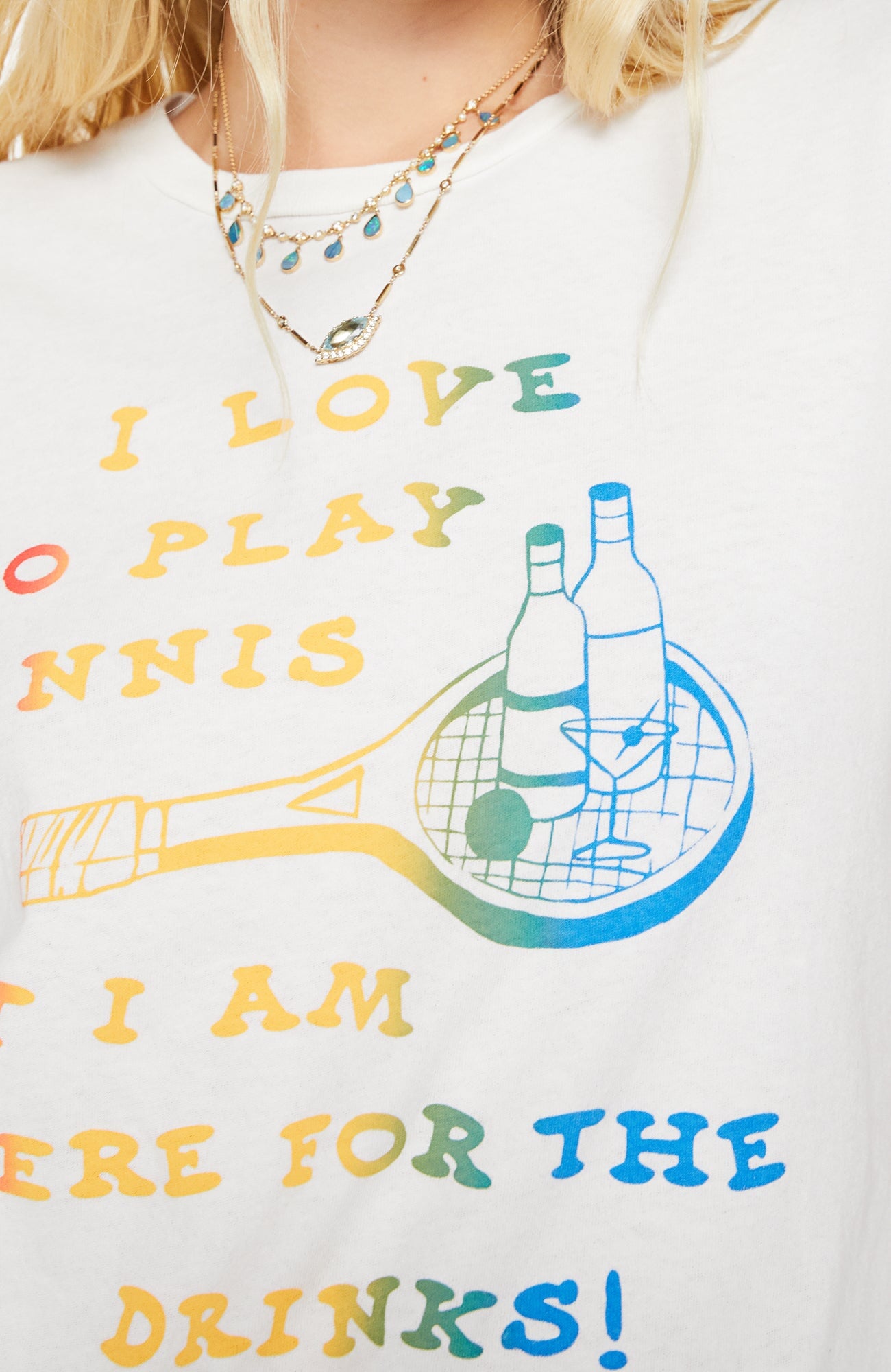 The Boxy Goodie Goodie Tee I Love To Play Tennis Tops - Tees Mother 