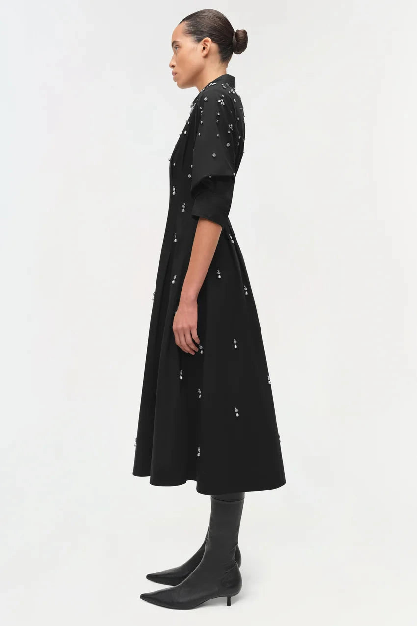 Jazz Embellished Midi Dress Black Dresses - Midi Simkhai 