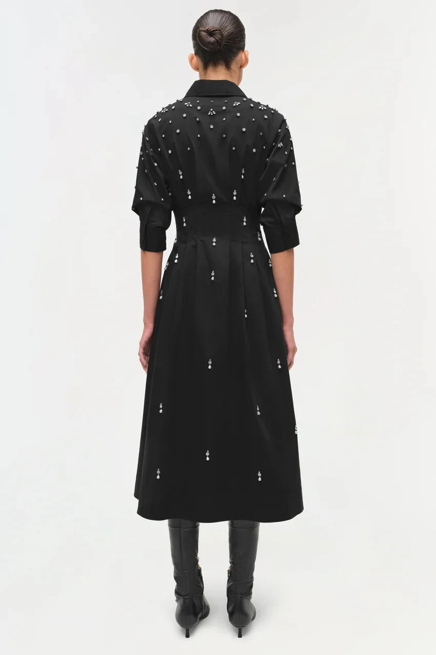 Jazz Embellished Midi Dress Black Dresses - Midi Simkhai 