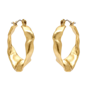 Chiara Hoops Gold Jewelry - Earrings Mignonne Gavigan 