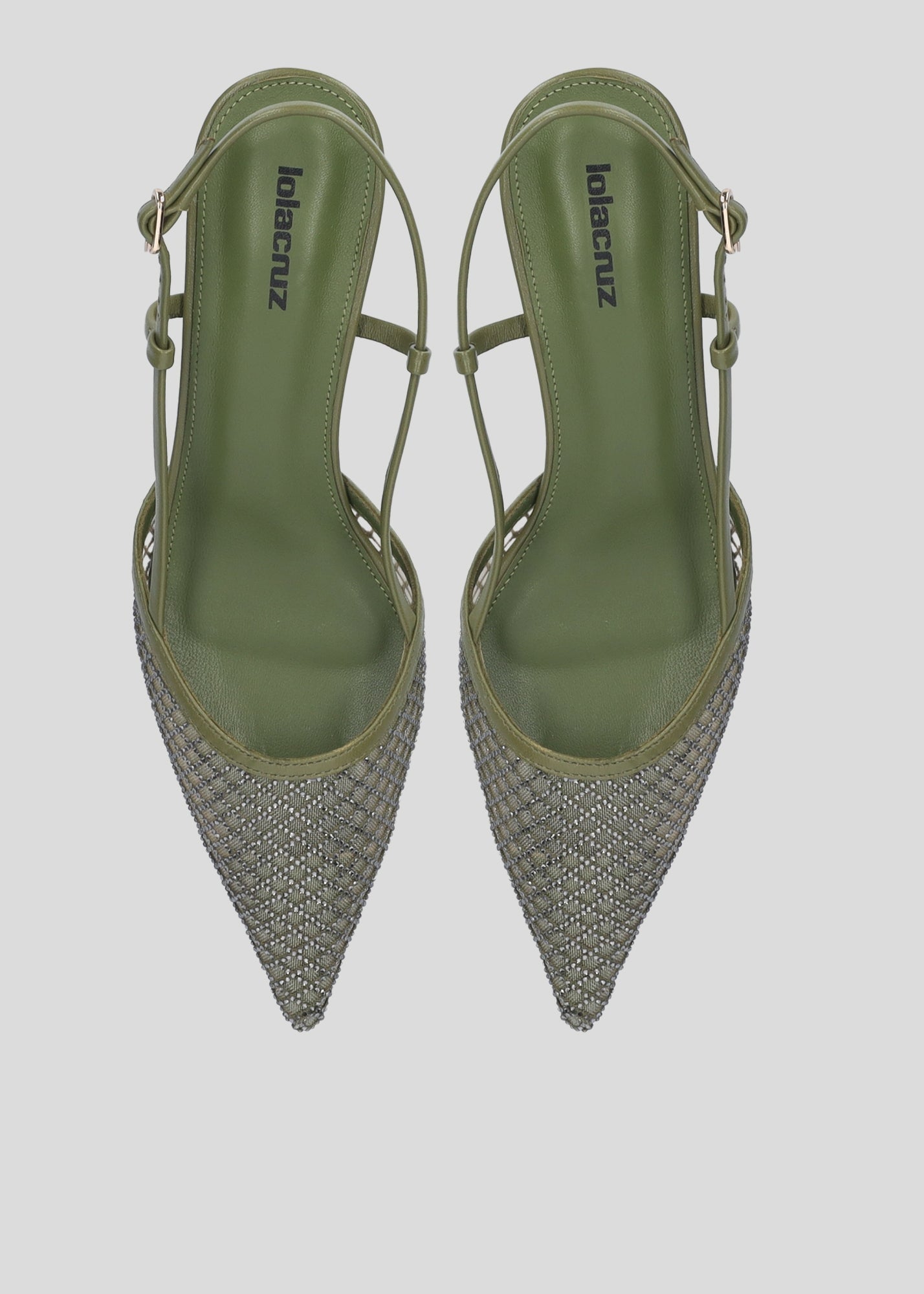 Ruby Pump 55 Verde Khaki Sandals - Heeled Sandals Lola Cruz 