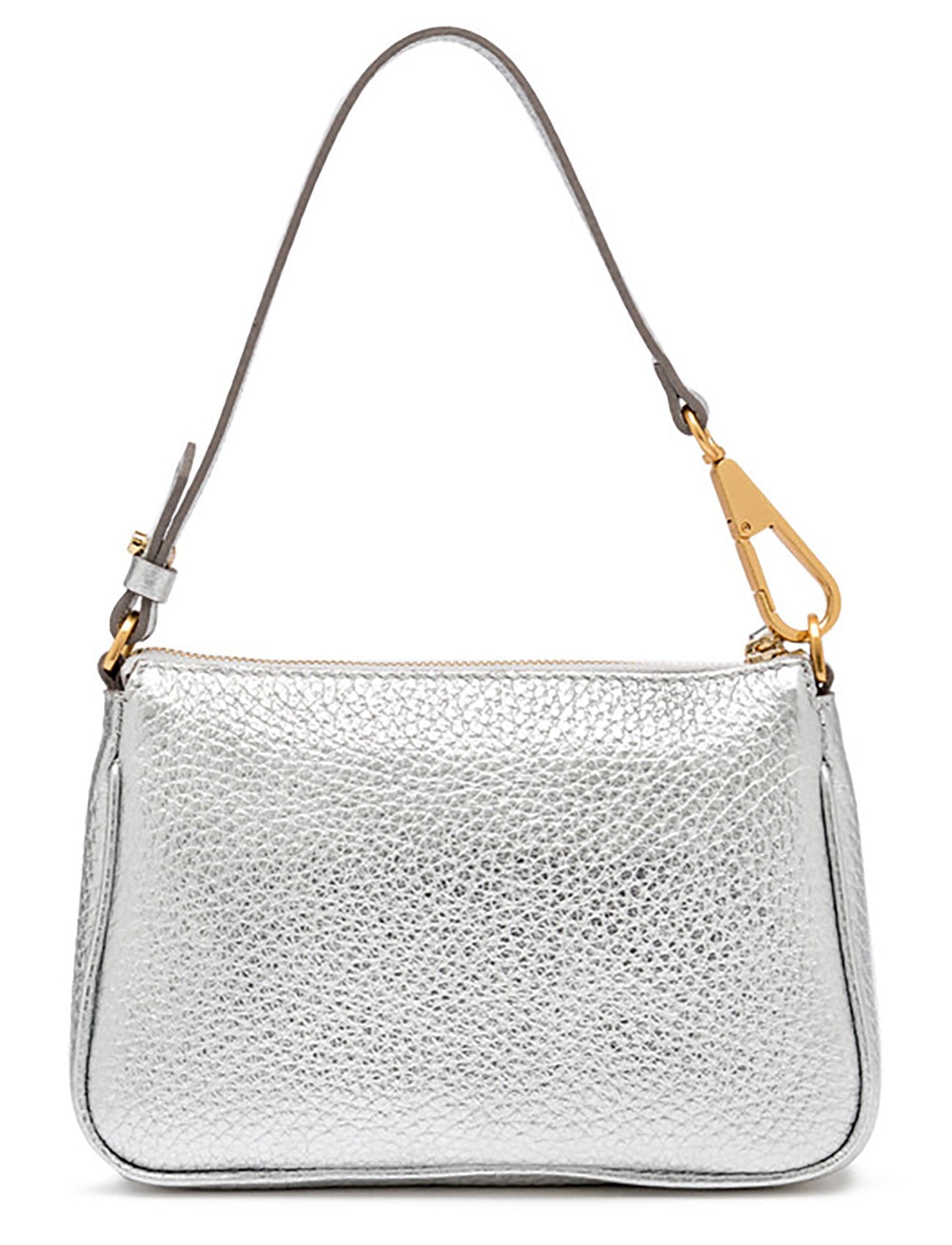Brooke Leather Bag Silver Hobo & Shoulder Gianni Chiarini 