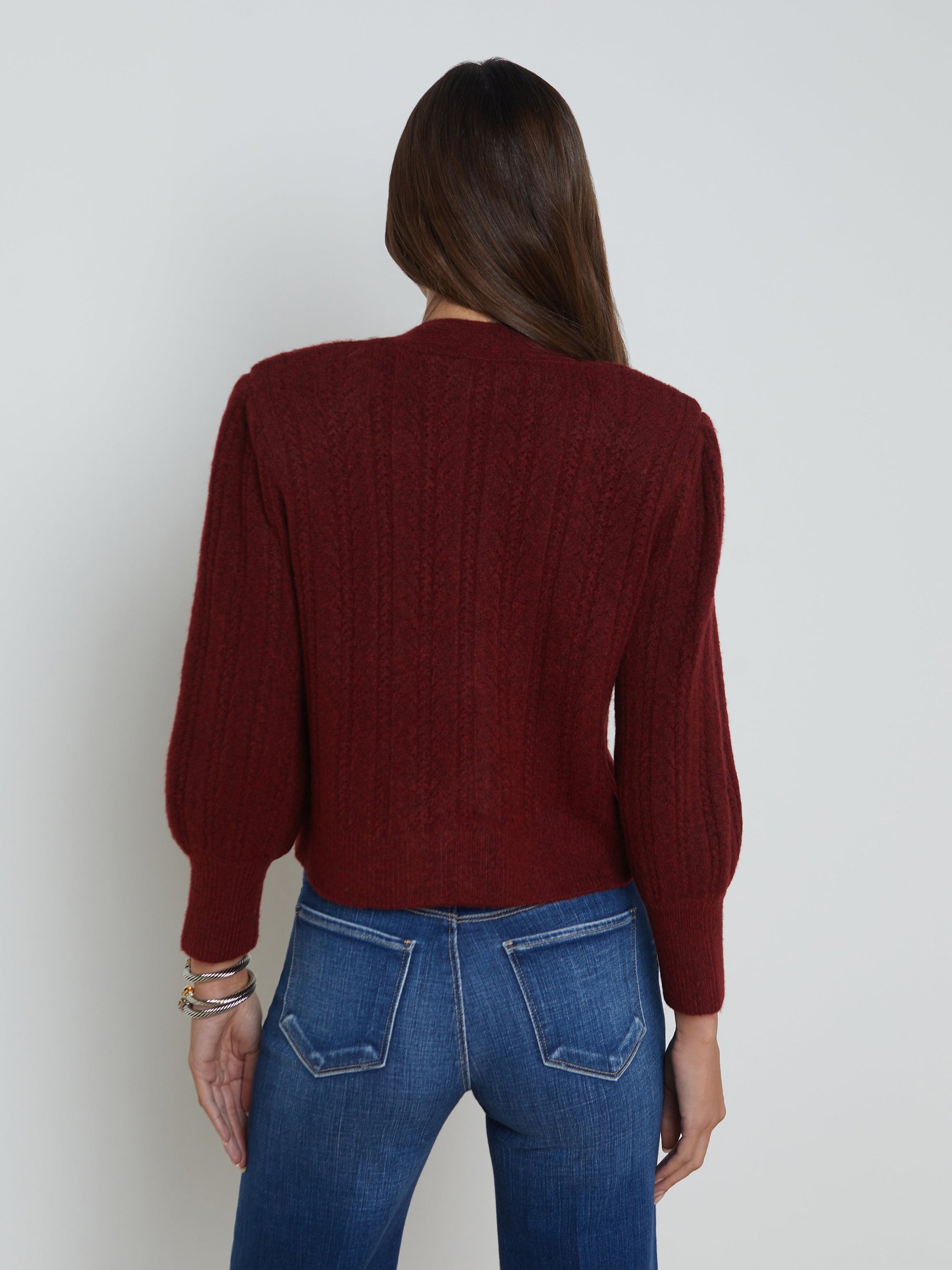 Talulla Cardigan Syrah Sweater - Cardigans L'Agence 