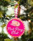 Pink Pony Club Needlepoint Ornament Home Decor - Decorative Accents Furbish 