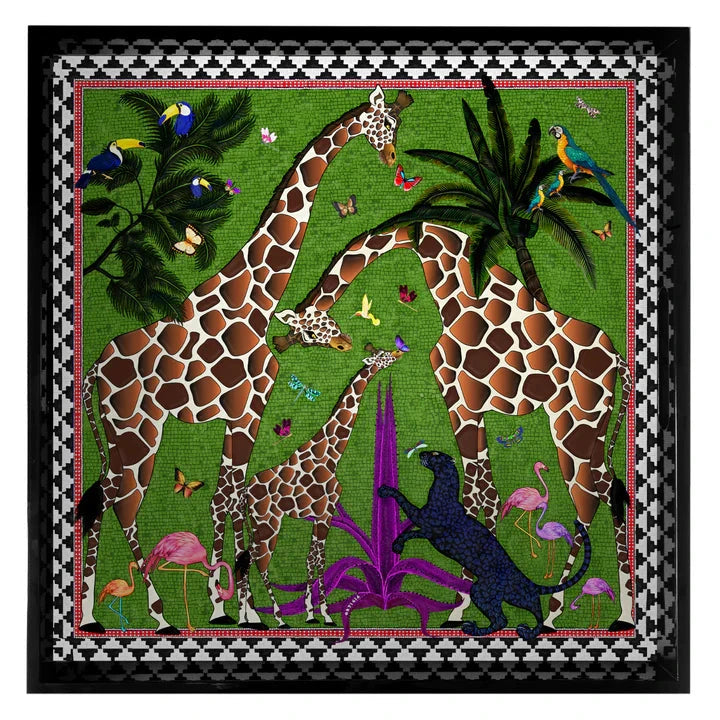 Giraffe Tray Green Home Decor - Bowls, Trays & Vases Ortigia 