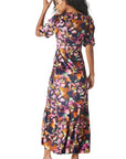 Wallis Dress Libra Fleur Velvet Dresses - Midi Misa 