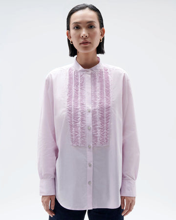 FIGUE Nathan Shirt Lilac Snow Top - Blouses Figue 
