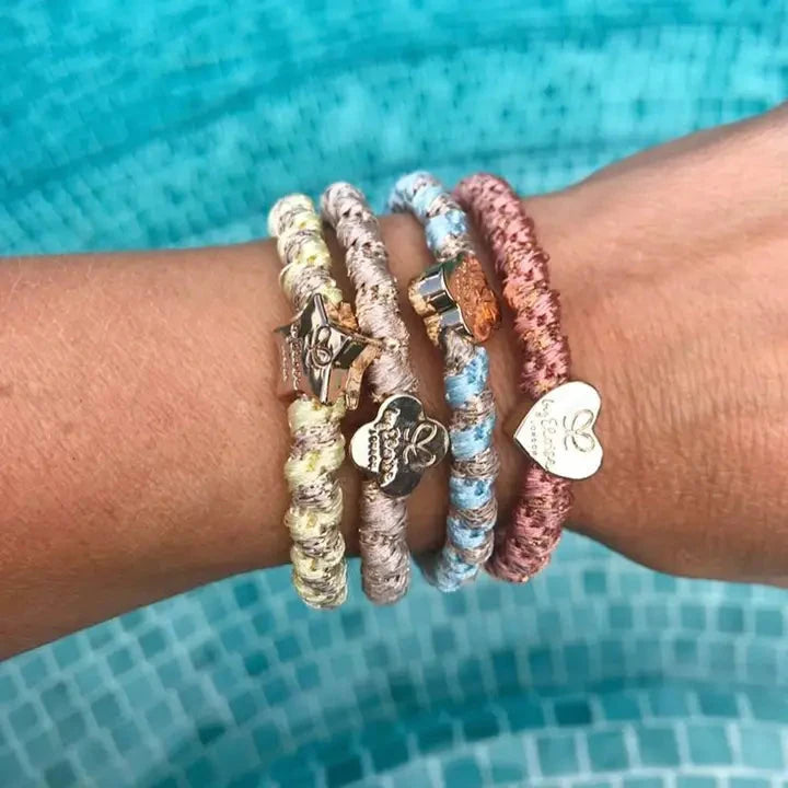 Woven Gold Star Hair Tie Lemonade Beauty & Hair By Eloise 