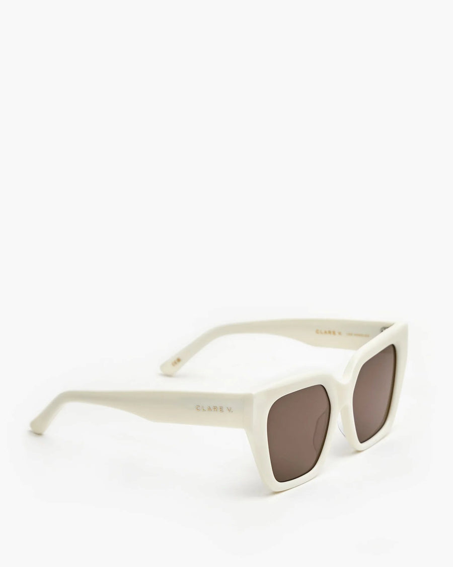 Heather Sunglasses Cream Accessories - Sunglasses Clare V. 