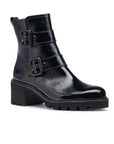 Westbrook Boot Black Crinkled Patent Boots - Booties Paul Green 