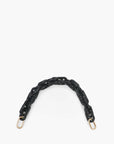 Shortie Strap Resin Black Handbags - Small Leather Goods - Straps Clare V. 