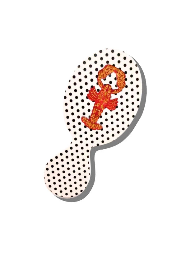 Hand Painted Lobster Handbag Hero Brush Beauty & Hair Solar Eclipse 